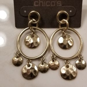 Chico's drop style earrings